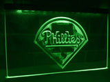 Philadelphia Phillies LED Neon Sign Electrical - Green - TheLedHeroes