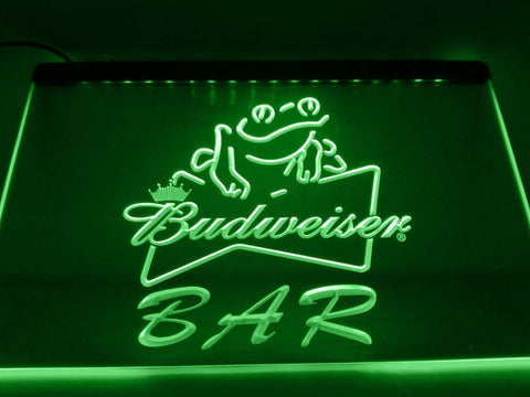 Budweiser Frog Bar LED Neon Sign Electrical -  - TheLedHeroes