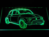 FREE Fiat 500 LED Sign - Green - TheLedHeroes