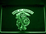 Sons of Anarchy LED Neon Sign Electrical - Green - TheLedHeroes
