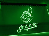 Cleveland Indians (3) LED Neon Sign Electrical - Green - TheLedHeroes