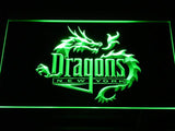 New York Dragons LED Neon Sign Electrical - Green - TheLedHeroes