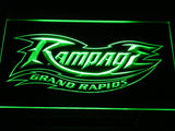 Grand Rapids Rampage LED Sign - Green - TheLedHeroes