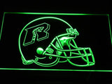 Arizona Rattlers Helmet LED Neon Sign USB - Green - TheLedHeroes