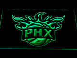 Phoenix Suns 2 LED Neon Sign USB - Green - TheLedHeroes