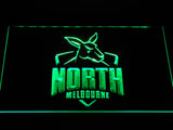 FREE North Melbourne Football Club LED Sign - Green - TheLedHeroes