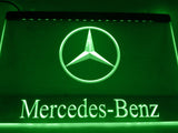 Mercedes Benz 2 LED Neon Sign USB - Green - TheLedHeroes