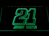 Johnny Sauter LED Sign - Green - TheLedHeroes
