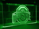 Ohio State LED Neon Sign USB - Green - TheLedHeroes