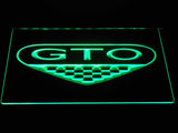 Pontiac GTO LED Neon Sign USB - Green - TheLedHeroes
