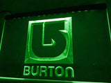 Burton Snowboarding LED Neon Sign Electrical - Green - TheLedHeroes