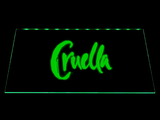Cruella LED Neon Sign USB - Green - TheLedHeroes