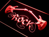 Guitar Rock LED Sign - Red - TheLedHeroes