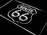 Route 66 Mother Road LED Sign - White - TheLedHeroes
