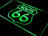 Route 66 Mother Road LED Sign - Green - TheLedHeroes