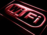 Wi Fi Logo Free Internet Services LED Sign - Red - TheLedHeroes