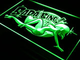 Bada Bing Sexy Nude Girl LED Neon Sign USB - Green - TheLedHeroes