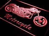 Motorcycle Bike Sales Services LED Neon Sign USB - Red - TheLedHeroes