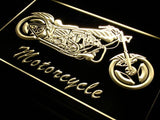 Motorcycle Bike Sales Services LED Neon Sign USB - Yellow - TheLedHeroes