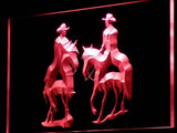 Western Cowboy LED Neon Sign Electrical - Red - TheLedHeroes