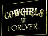 Cowgirls Are Forever LED Neon Sign Electrical - Yellow - TheLedHeroes