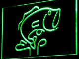 Fish Bait LED Neon Sign Electrical - Green - TheLedHeroes