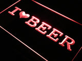 FREE I Love Beer Bar Pub LED Sign - Red - TheLedHeroes