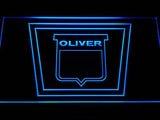 Oliver Tractor LED Neon Sign USB - Blue - TheLedHeroes