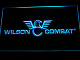 Wilson Combat Firearms Gun Logo LED Sign - Blue - TheLedHeroes