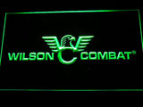 Wilson Combat Firearms Gun Logo LED Sign - Green - TheLedHeroes
