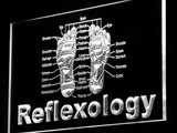 Reflexology Foot Massage LED Sign - White - TheLedHeroes