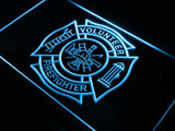 Firefighter Volunteer Fire Dept. LED Neon Sign USB - Blue - TheLedHeroes