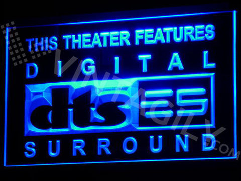 DTS - Digital Surround LED Sign - Blue - TheLedHeroes