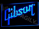 Gibson LED Neon Sign USB - Blue - TheLedHeroes