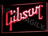 Gibson LED Neon Sign USB - Red - TheLedHeroes
