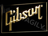 Gibson LED Neon Sign USB - Yellow - TheLedHeroes