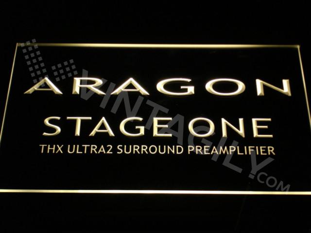 Aragon Stage One LED Neon Sign Electrical - Yellow - TheLedHeroes