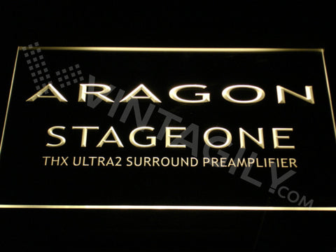 FREE Aragon Stage One LED Sign - Yellow - TheLedHeroes