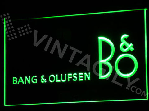 FREE Bang & Olufsen LED Sign - Green - TheLedHeroes