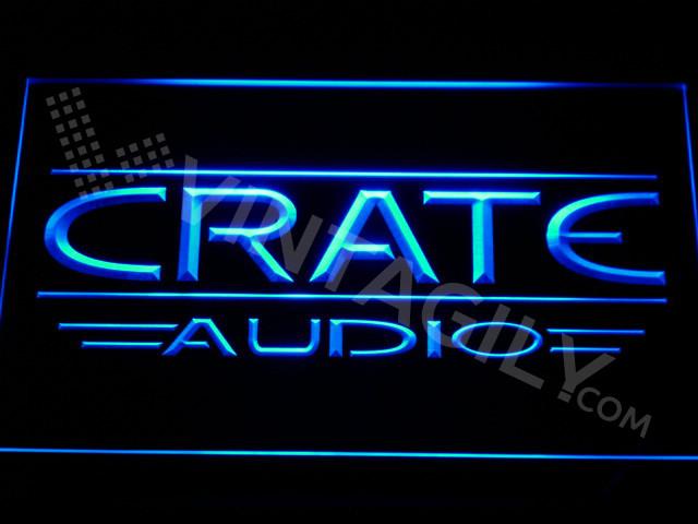 Crate Audio LED Neon Sign Electrical - Blue - TheLedHeroes