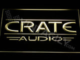 Crate Audio LED Neon Sign USB - Yellow - TheLedHeroes