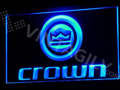Crown LED Neon Sign USB - Blue - TheLedHeroes