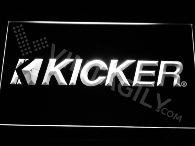 Kicker LED Neon Sign USB - White - TheLedHeroes