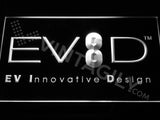 FREE EV Innovative Design LED Sign - White - TheLedHeroes