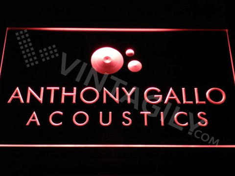 Anthony Gallo Acoustics LED Neon Sign Electrical - Red - TheLedHeroes