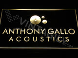 FREE Anthony Gallo Acoustics LED Sign - Yellow - TheLedHeroes