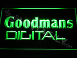 Goodmans Digital LED Sign - Green - TheLedHeroes