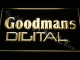 Goodmans Digital LED Neon Sign Electrical - Yellow - TheLedHeroes