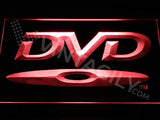 DVD Disc LED Neon Sign USB - Red - TheLedHeroes