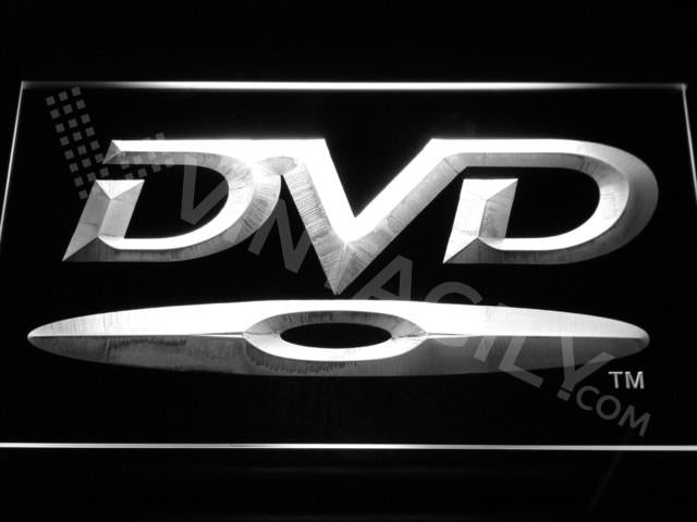 DVD Disc LED Neon Sign USB - White - TheLedHeroes